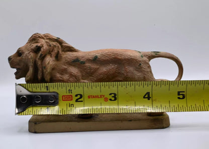 Gorgeous Antique Cold Painted Bronze Figure of Lion Austrian Vienna Quality11