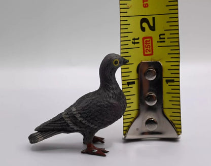 Antique Austrian Vienna Cold Painted Bronze Figure of Dark Blue Papo Pigeon7