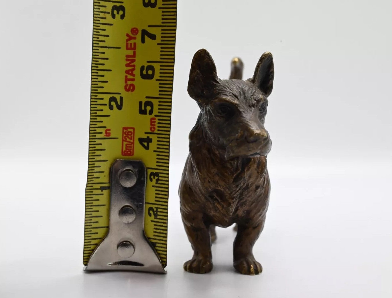 Wonderful Antique Bronze Figure Of Scottish Terrier Possibly German Or French4