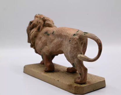 Gorgeous Antique Cold Painted Bronze Figure of Lion Austrian Vienna Quality7