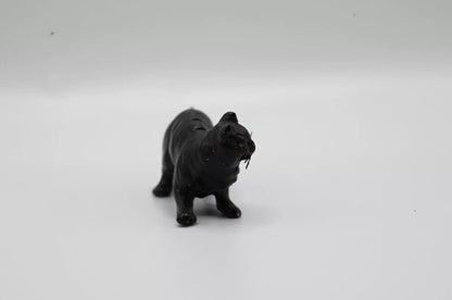 Unique Antique Austrian Vienna Cold Painted Bronze Figure of Black Cat7