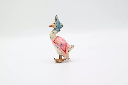 Original Antique Austrian Vienna Cold Painted Bronze Jemima Puddle-Duck Figure1