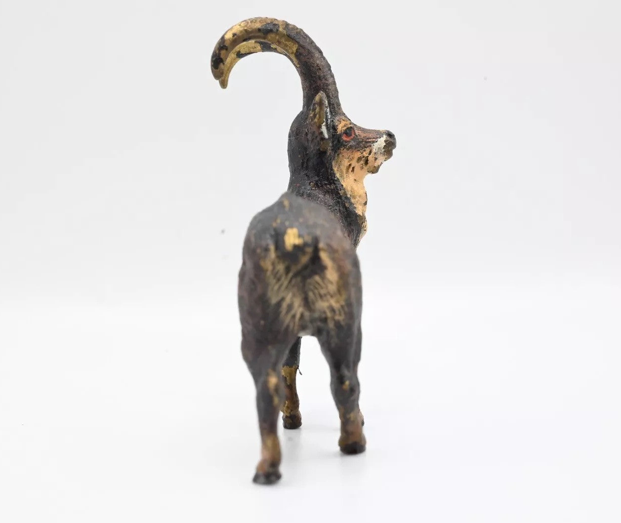 Awesome Antique Austrian Vienna Cold Painted Bronze of Mountain Goat3