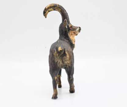 Awesome Antique Austrian Vienna Cold Painted Bronze of Mountain Goat3