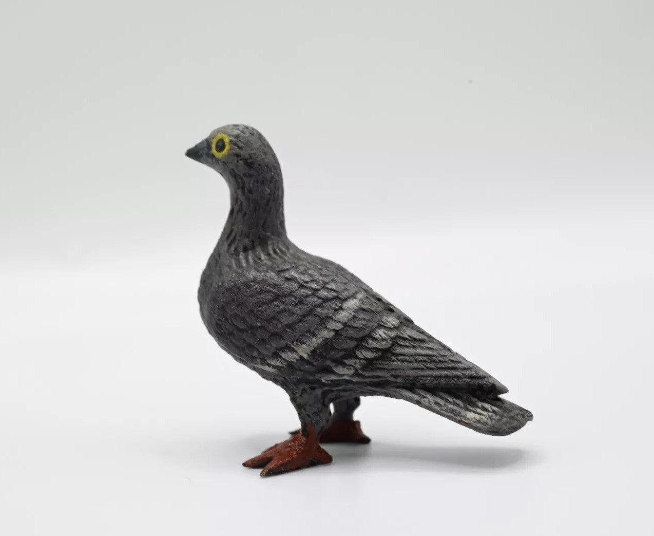 Antique Austrian Vienna Cold Painted Bronze Figure of Dark Blue Papo Pigeon3