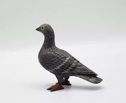 Antique Austrian Vienna Cold Painted Bronze Figure of Dark Blue Papo Pigeon3