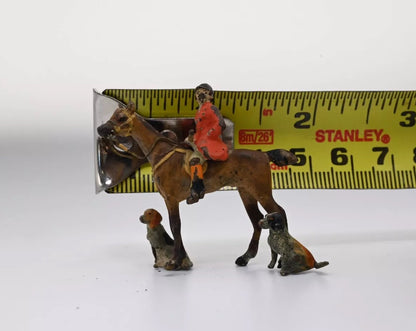 Rare Antique 1900s Austrian Vienna Cold Painted Bronze Fox Hunt Figural Group5