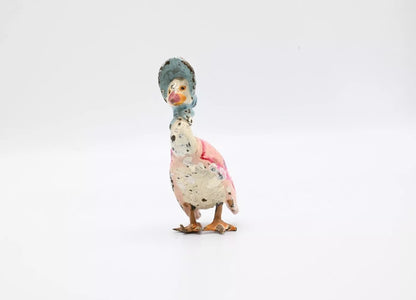 Original Antique Austrian Vienna Cold Painted Bronze Jemima Puddle-Duck Figure0